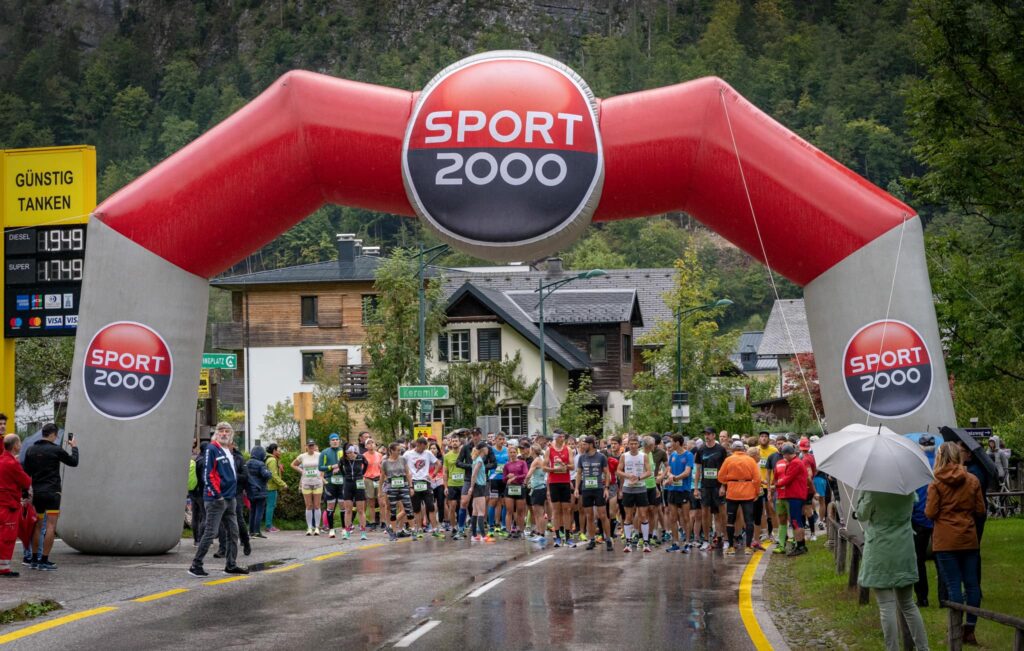 Hallstatt half marathon start line