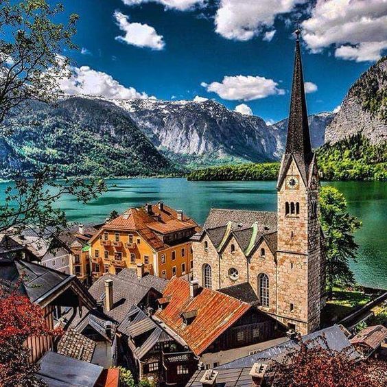 Hallstatt mountains