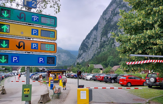 Hallstatt parking P2 entrance