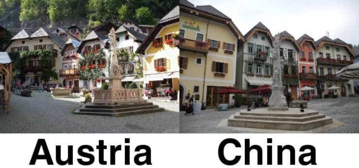 Chinese Hallstatt vs Hallstatt Austria