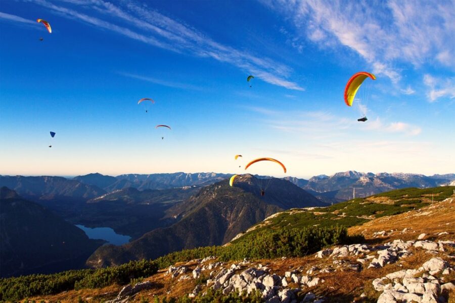 hallstatt paragliding