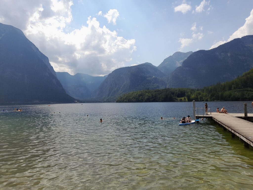 Strandbad Obertraun pier