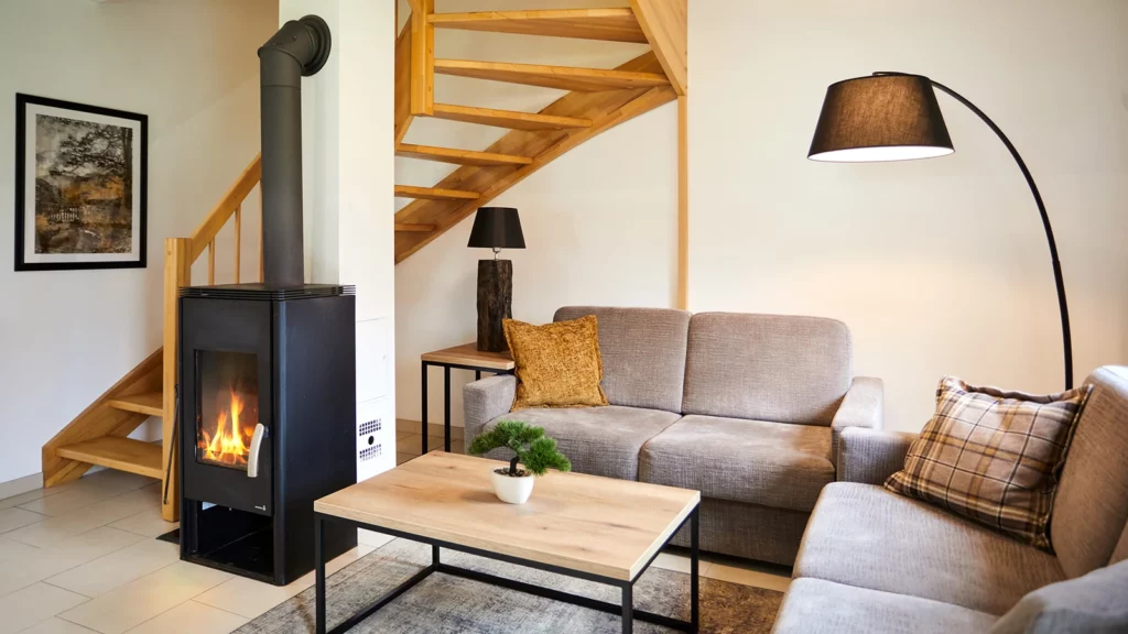 Dormio Resort Obertraun Apartment Gosausee fireplace