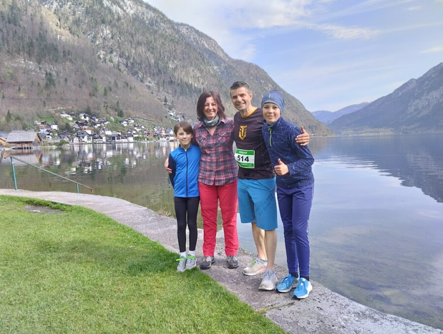 badeinsel Hallstatt - bathing island view