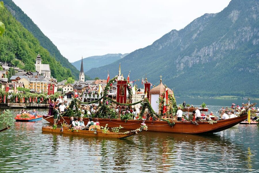 Corpus Christi procession Hallstatt