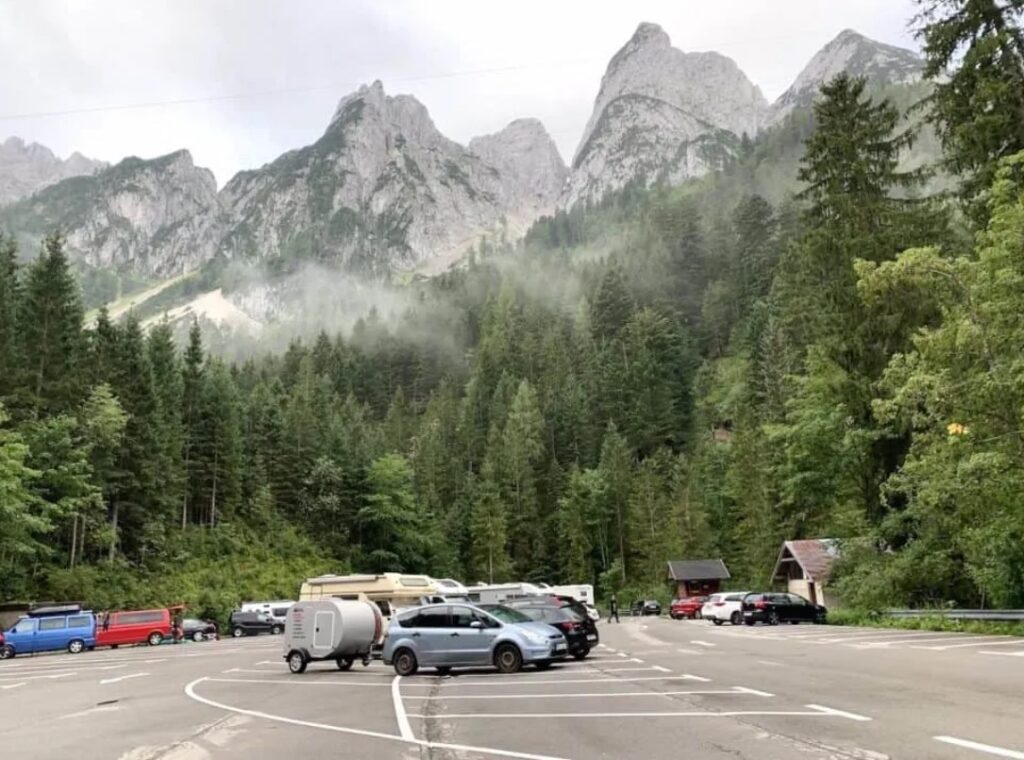 Gosausee parking lot