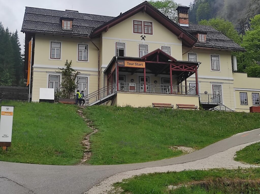Hallstatt history - entrance to salt mines - Knappenhaus