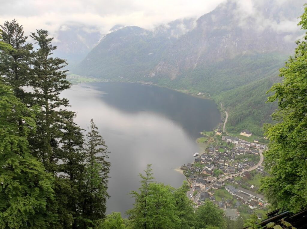 Hallstatt in May - view from Salzbergbahn