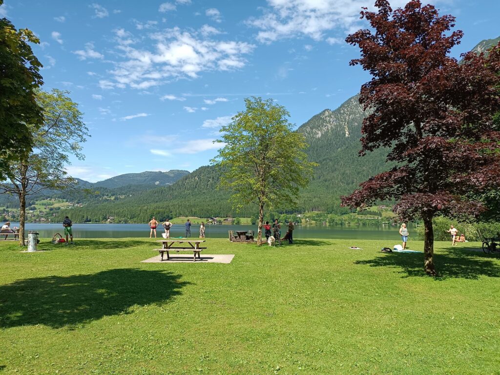 Hallstatt swimming Gosaumühle Bathing Area