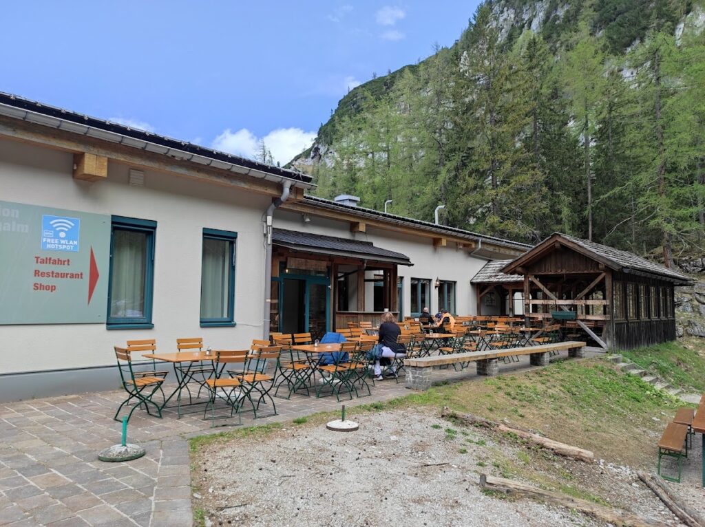 Krippenstein - Dachstein ice caves restaurant at the middle station